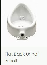 Flat Back Urinal Small