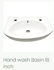 Hand Wash Basin 18 Inch