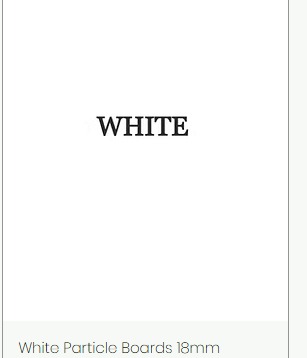 Particle Board White 18mm